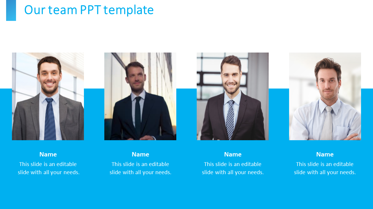 Effective Our Team PPT Template PowerPoint Presentation